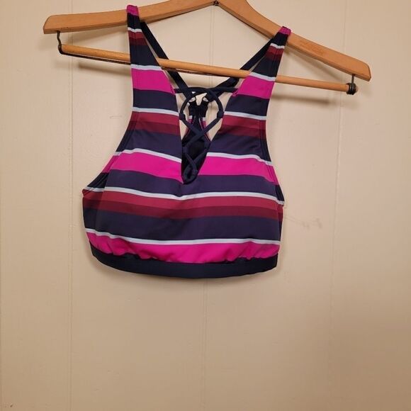 NWOT Jag Rugby Bikini Top - Picture 4 of 6